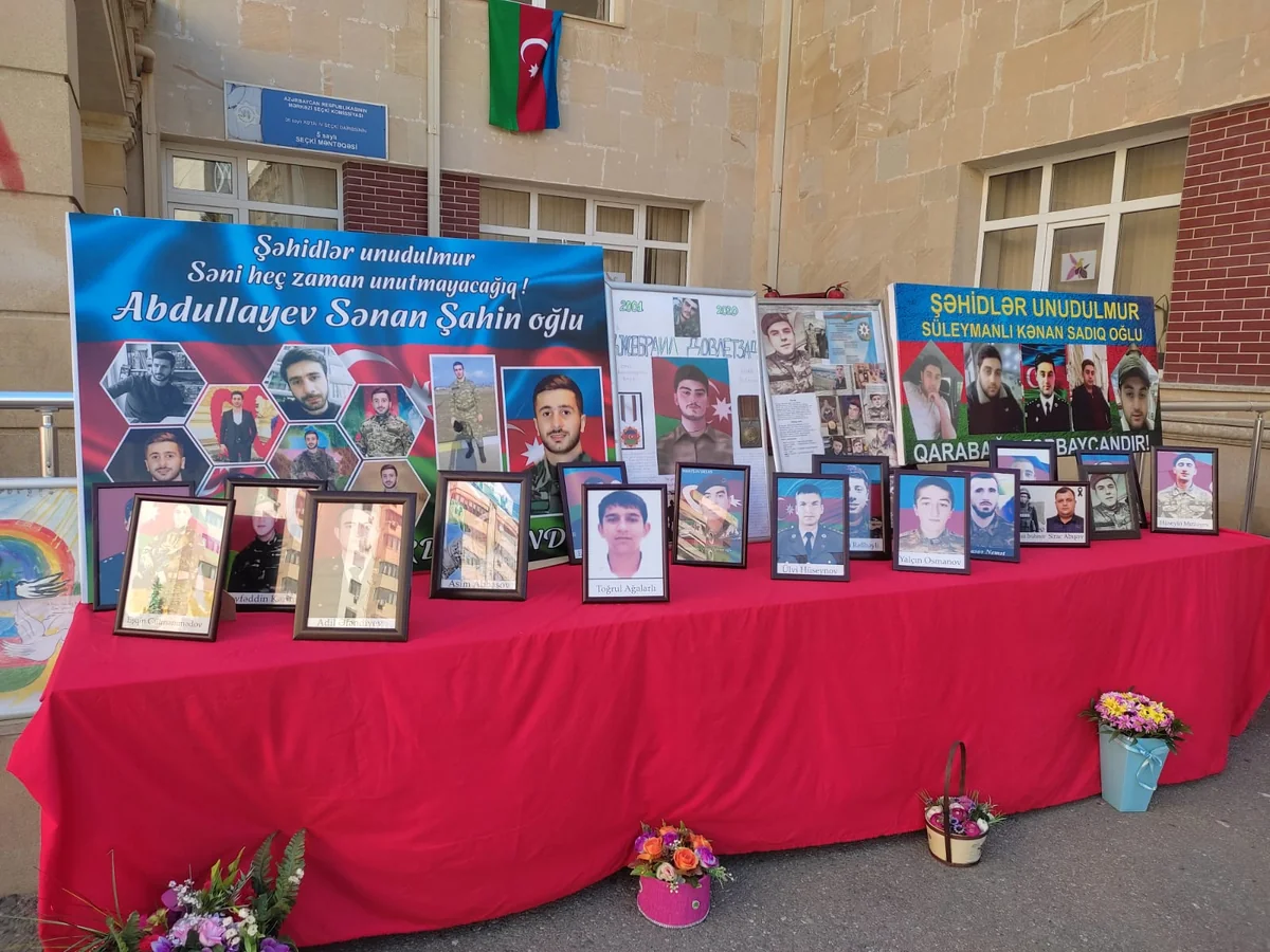 Bakı məktəblərinin şəhid olmuş 354 məzunu və 20 müəlliminin xatirəsi anılıb