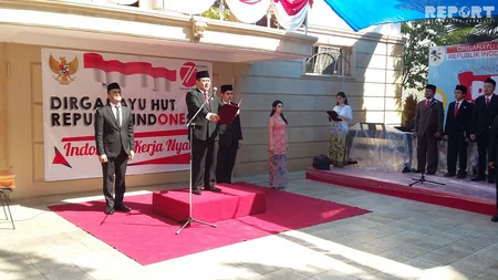 Bakıda İndoneziyanın müstəqilliyinin 71-ci ildönümü qeyd olunub