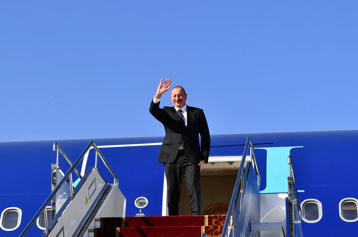 Ilham Aliyev completes his state visit to Kyrgyzstan