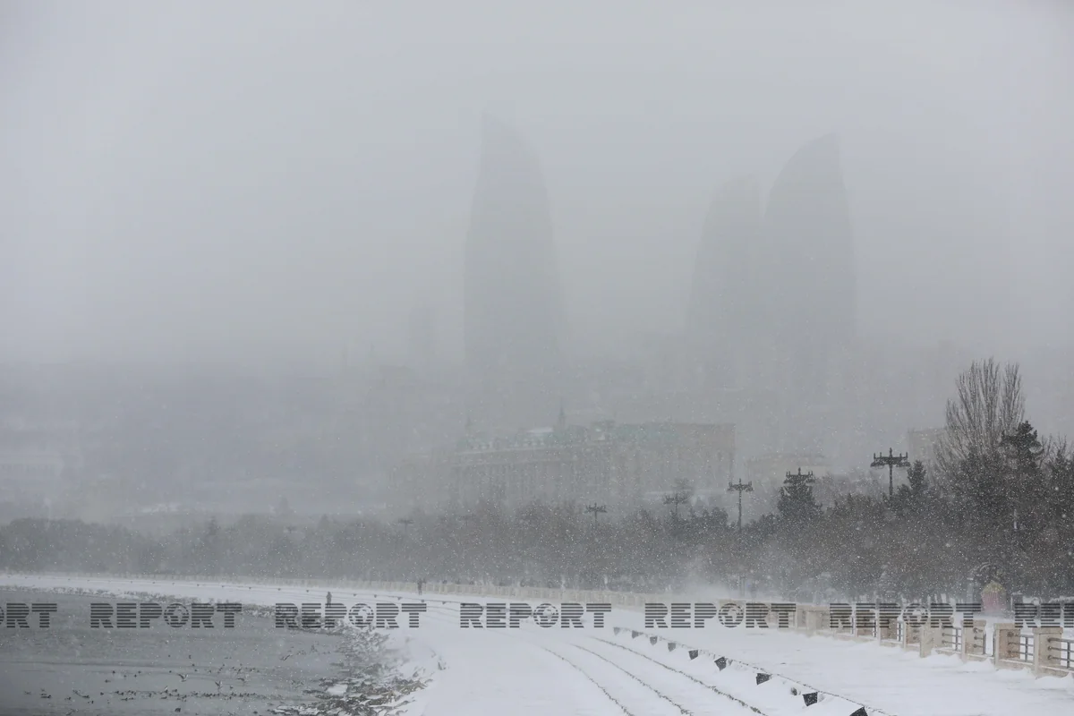 Sabah Bakıda qar yağacaq