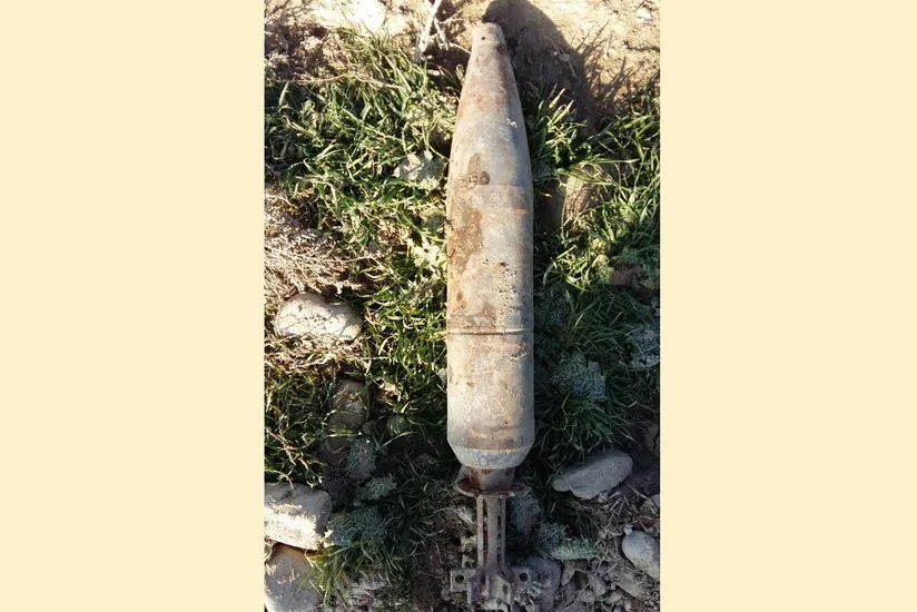 Xızıda partlamamış top mərmisi aşkarlanıb