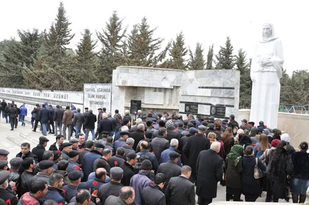 Biləsuvar və Cəlilabadda Xocalı faciəsinin qurbanları yad edildi - FOTO - VİDEO