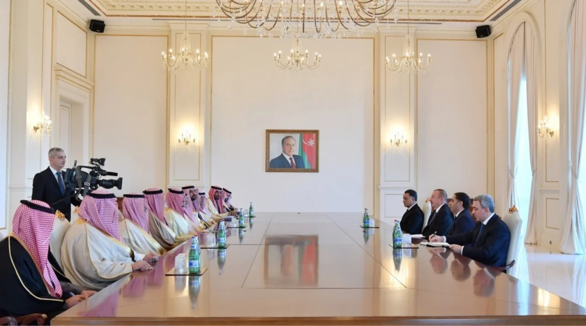 President Ilham Aliyev receives delegation led by Saudi Arabian interior minister