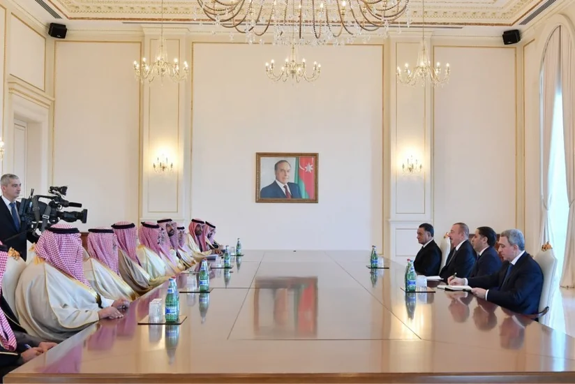 President Ilham Aliyev receives delegation led by Saudi Arabian interior minister