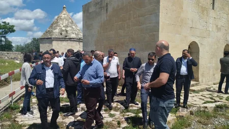 Gürcüstandan gələn azərbaycanlı din xadimləri Ağdam cümə məscidində olublar