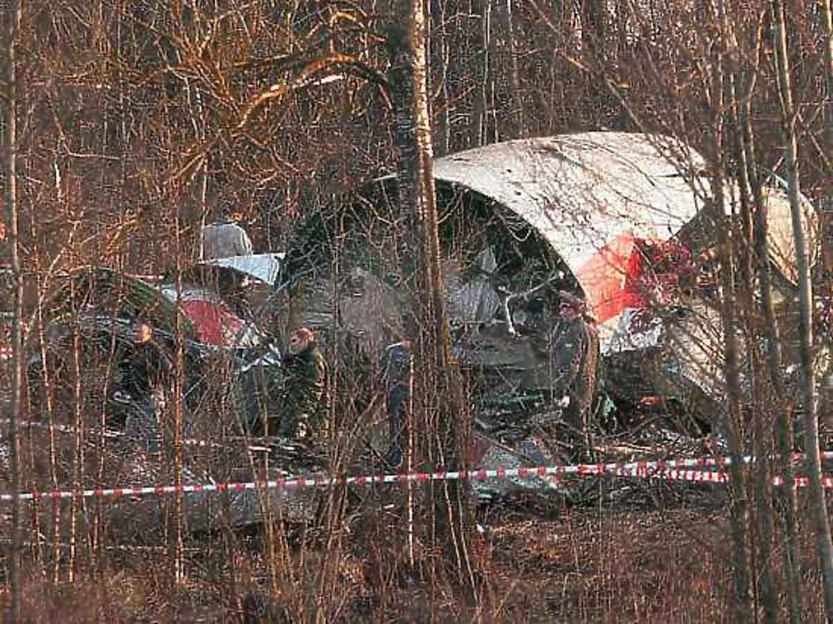 Польша обнародовала секретные данные о крушении самолета Качиньского