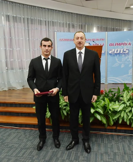 ​Prezident İlham Əliyev 2015-ci ilin idman yekunlarına həsr olunan mərasimdə iştirak edib
