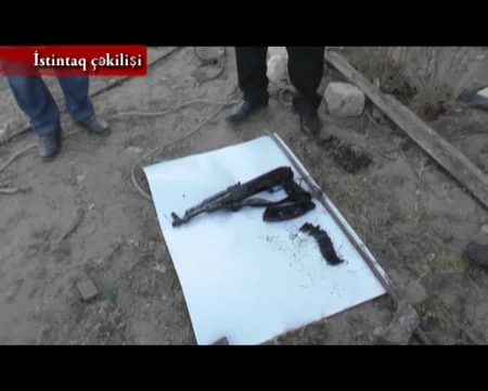 Nardaran sakinlərindən xeyli sayda silah-sursat aşkar edilib