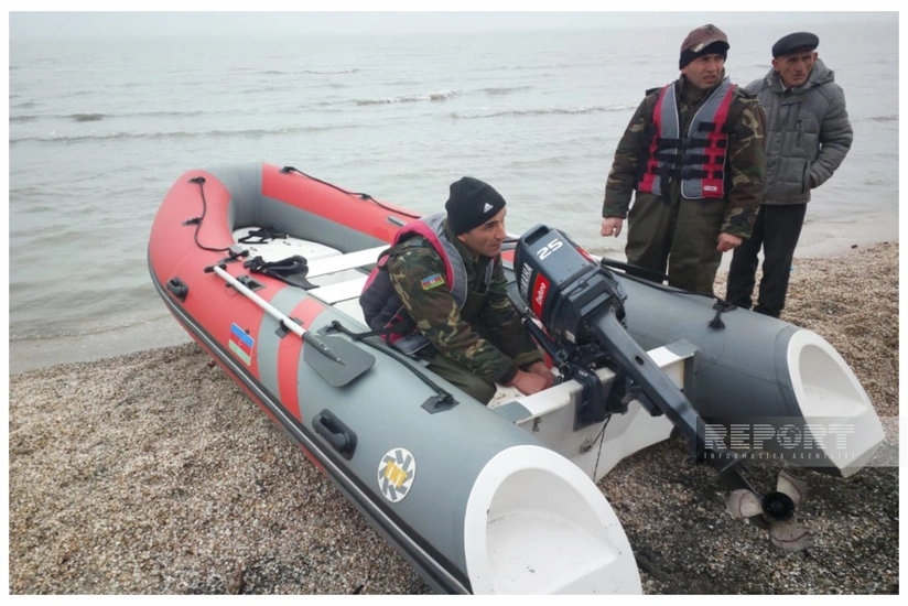 Lənkəranda itkin düşən balıqçıların axtarışlarına helikopter cəlb edilib - YENİLƏNİB