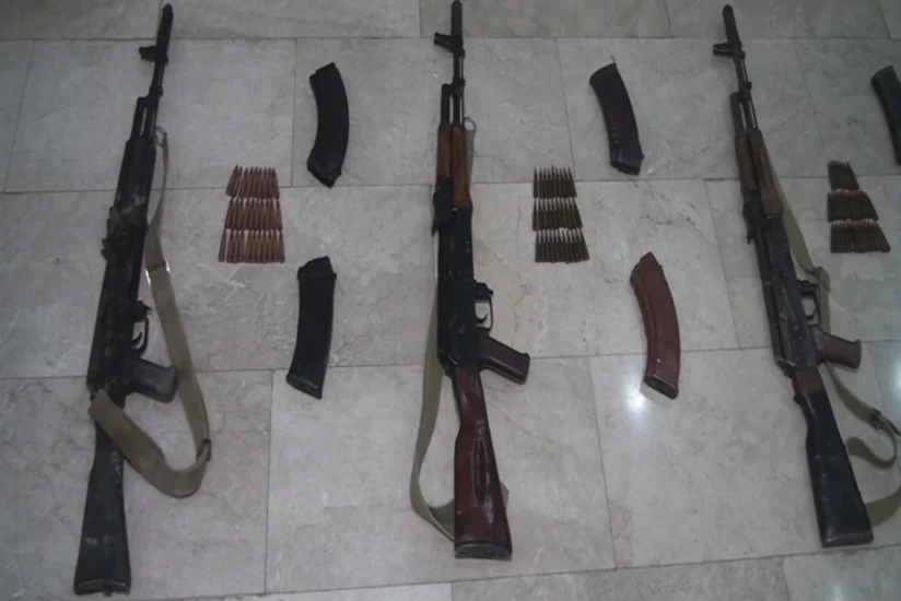 Zaqatalada 3-ü avtomat olmaqla 6 odlu silah götürülüb