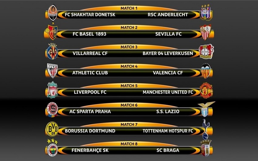 ​Avropa Liqasında 1/8 final mərhələsinin püşkü atılıb
