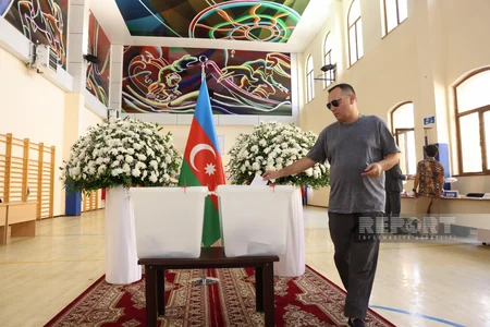 Azərbaycanda 1 milyondan çox seçici səs verib - FOTOREPORTAJ