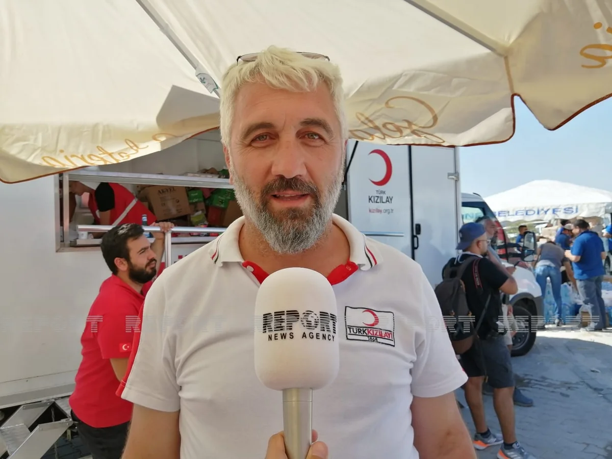 Türkiyə Qızıl Aypara Cəmiyyətinin rəsmisi Azərbaycan yanğınsöndürənlərindən danışıb