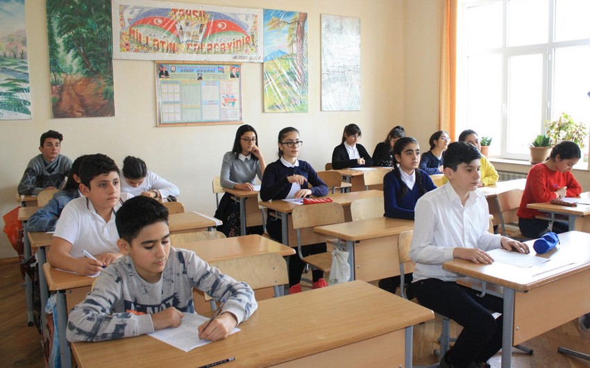 Dərs vaxtının 10 sentyabr cədvəli