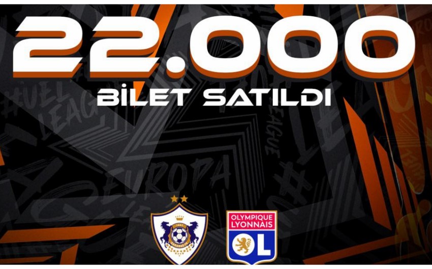Qarabağ - Lion oyununa 22000 bilet satılıb