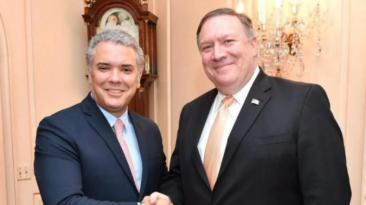 Mayk Pompeo və Kolumbiya prezidenti İvan Duke arasında telefon danışığı olub