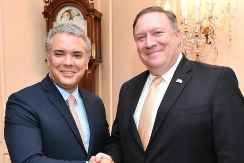 Mayk Pompeo və Kolumbiya prezidenti İvan Duke arasında telefon danışığı olub