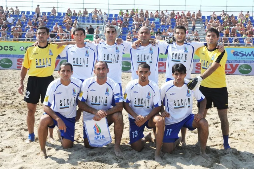 Çimərlik futbolu üzrə Azərbaycan millisi Çexiyanı məğlub edib