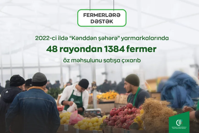Ötən il “Kənddən şəhərə” yarmarkalarında 1 400-dək fermer məhsulunu satışa çıxarıb