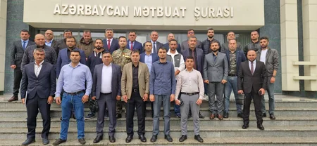 Mətbuat Şurasında Vətən müharibəsində iştirak edən jurnalistlərlə görüş keçirilib