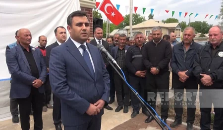 Şərurda şəhidin xatirəsinə bulaq-abidə ucaldılıb