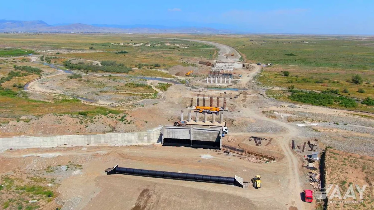 Ağdam-Füzuli avtomobil yolunun inşası sürətlə davam edir