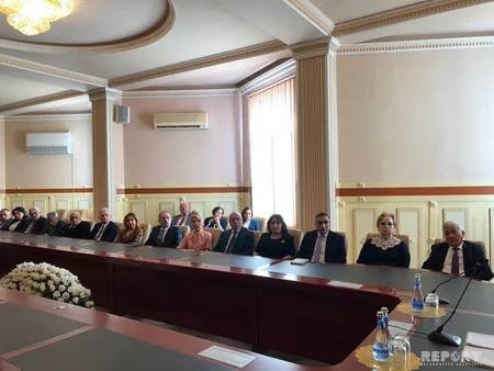 Bakı Dövlət Universitetinin yeni rektoru kollektivə təqdim olunub - FOTOLAR