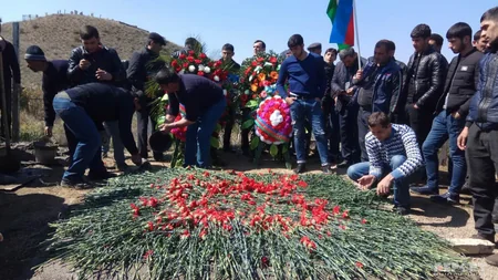 Azərbaycan Ordusunun şəhid olan hərbi qulluqçusu dəfn edilib - FOTO - VİDEO - YENİLƏNİB