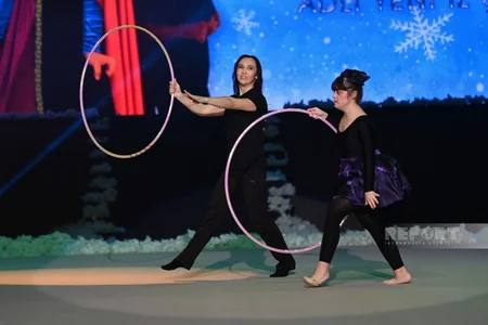 Azərbaycan Gimnastika Federasiyasının təşkilatçılığı ilə yeni il şousu keçirilib