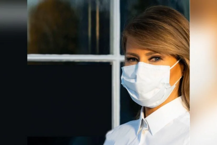Melania Trump celebrates anniversary at home