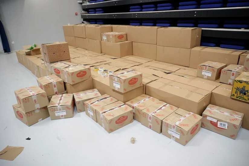 Открылся логистический гуманитарный хаб для доставки грузов в Украину