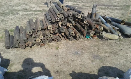Xızıda 235 ədəd partlamamış hərbi sursat aşkar edilib