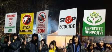 Акция протеста на дороге Ханкенди-Лачын продолжается и в вечерние часы