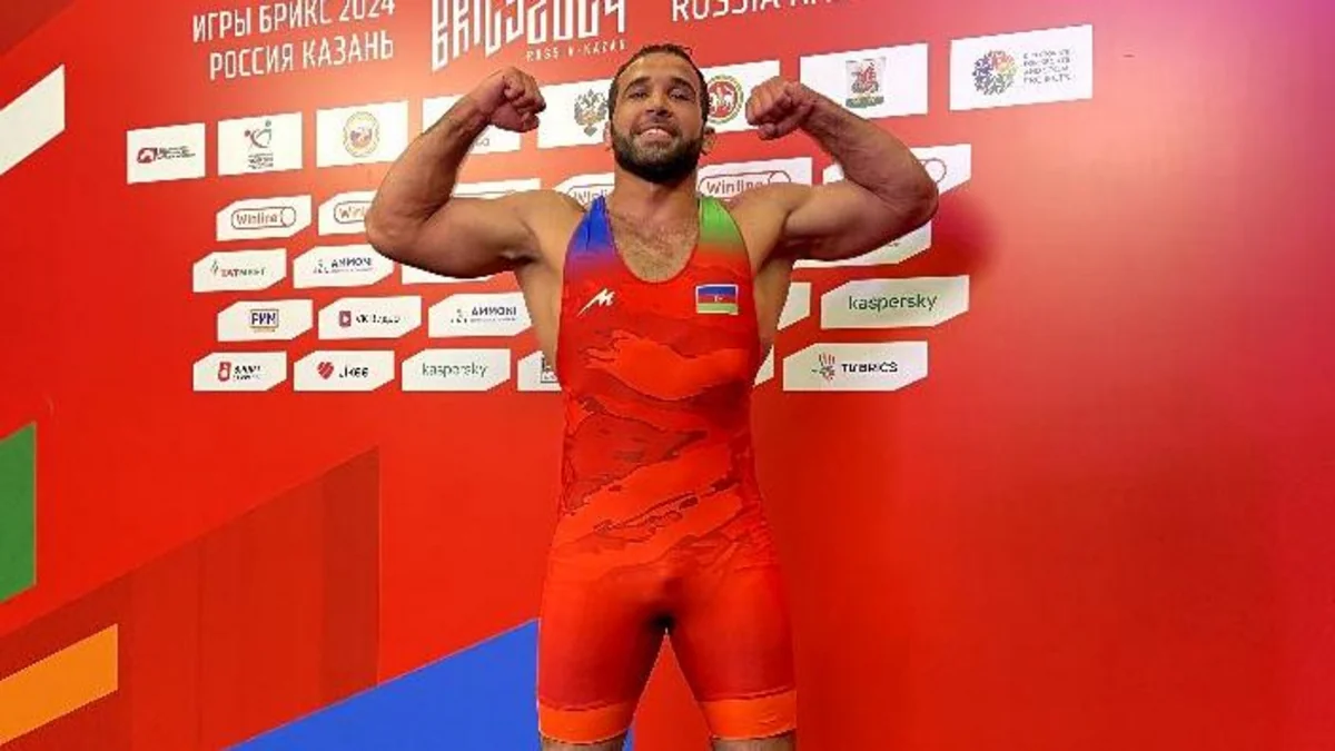 Азербайджанский борец завоевал золото Спортивных игр стран БРИКС в Казани
