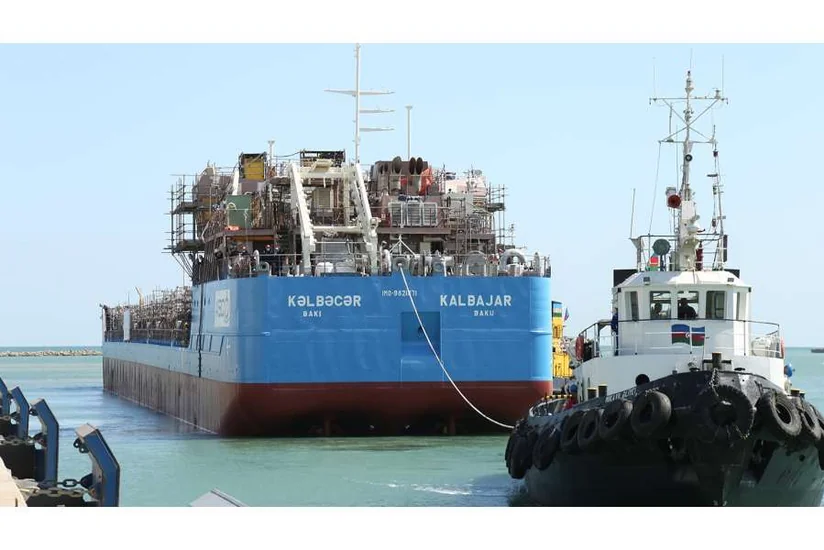 Azərbaycan istehsalı olan ikinci tanker inşasının növbəti mərhələsi üçün suya salınıb