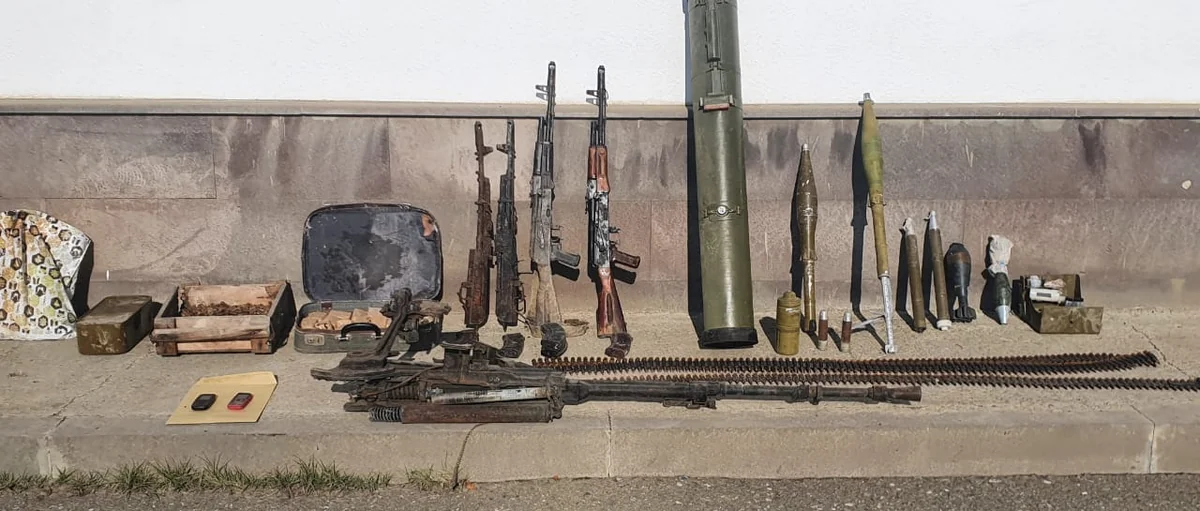 Xocavənddə ermənilərin atıb qaçdığı silah-sursat aşkarlanıb