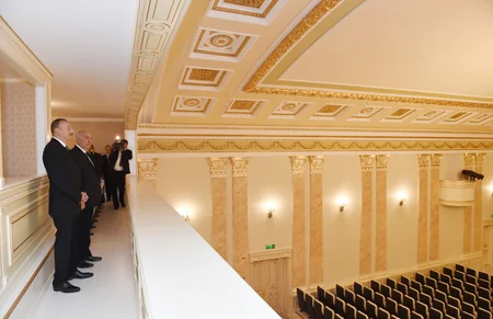 President Ilham Aliyev viewed Sumgayit State Drama Theatre