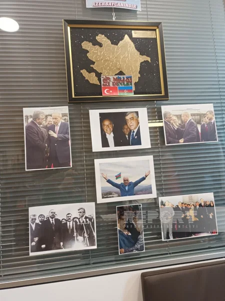 Türkiyəli deputat parlamentdəki iş otağında Azərbaycan guşəsi yaradıb