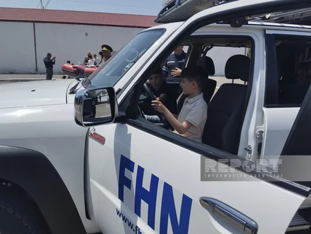 FHN tərəfindən şəhid övladları üçün “açıq qapı günü” keçirilib