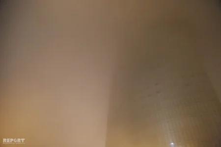Bakı şəhərinin üzərini su buxarı bürüyüb - FOTO
