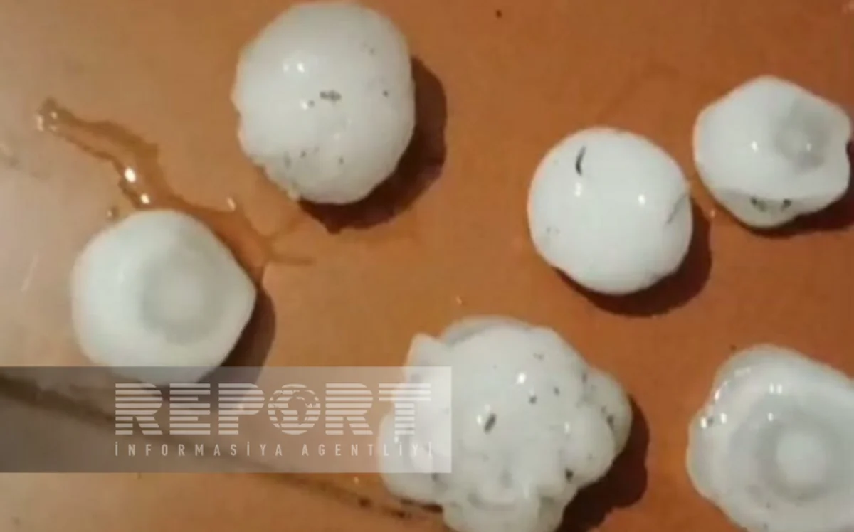 Tovuzun iki kəndinə dolu yağıb