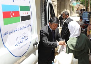 Azərbaycan Suriyada növbəti xeyriyyə aksiyası keçirib