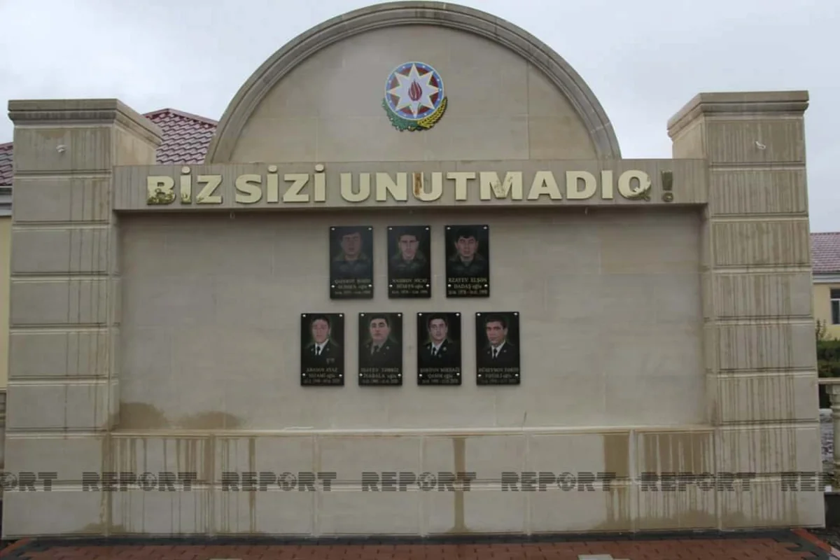 Cəlilabadda şəhidlərin xatirə abidə kompleksinin açılışı olub