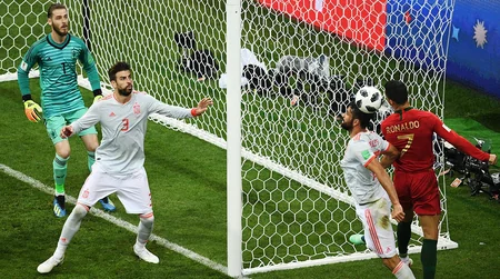 DÇ-2018: Portuqaliya Ronaldunun het-triki sayəsində İspaniya ilə heç-heçə edib
