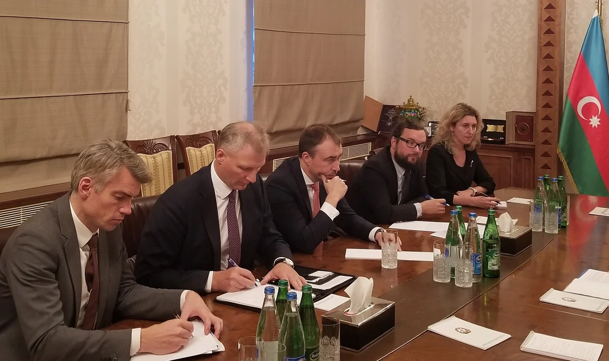 Elmar Mammadyarov receives EU Special Representatives for South Caucasus
