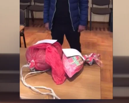 Çantasında 11 kq narkotik maddə olan şəxs tutulub - FOTO