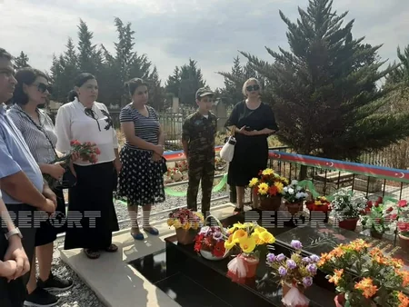 Biləsuvarda Vətən müharibəsi şəhidinin doğum günü qeyd edilib