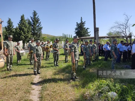 Şəkidə Birinci Qarabağ müharibəsinin şəhidi Səbuhi Süleymanov dəfn edilib - YENİLƏNİB