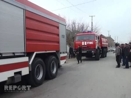 Salyanda fərdi yaşayış evində yanğın baş verib, bir nəfər ölüb - FOTO - VİDEO
