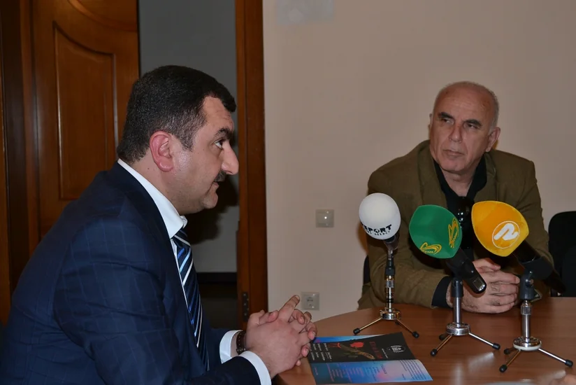 Mingəçevir Dövlət Dram Teatrının rəhbərliyi “Azdrama”da mətbuat konfransı keçirib